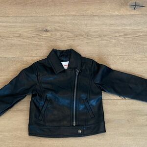 Kids 3T Black Faux Leather Jacket